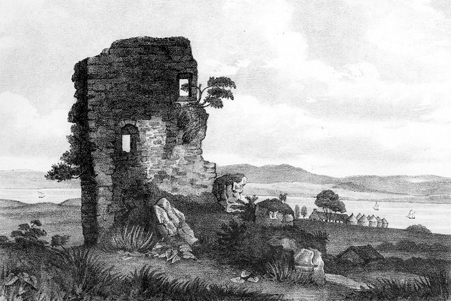 Easter Greenock Castle (site of) Castle in Greenock, Renfrewshire